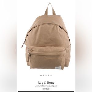 Rag and bone canvas backpack